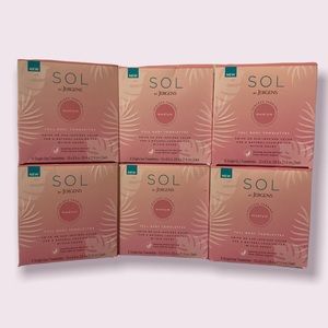 (6) Boxes Sol By Jergens Sunless Tanning Towelettes - Medium